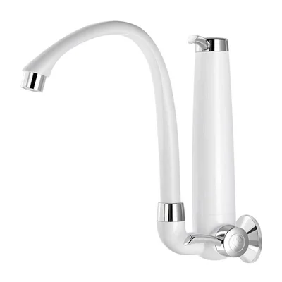 Torneira com Purificador de Parede Tigre Branco/Cromado Torneira com Purificador de Parede Tigre Branco/Cromado