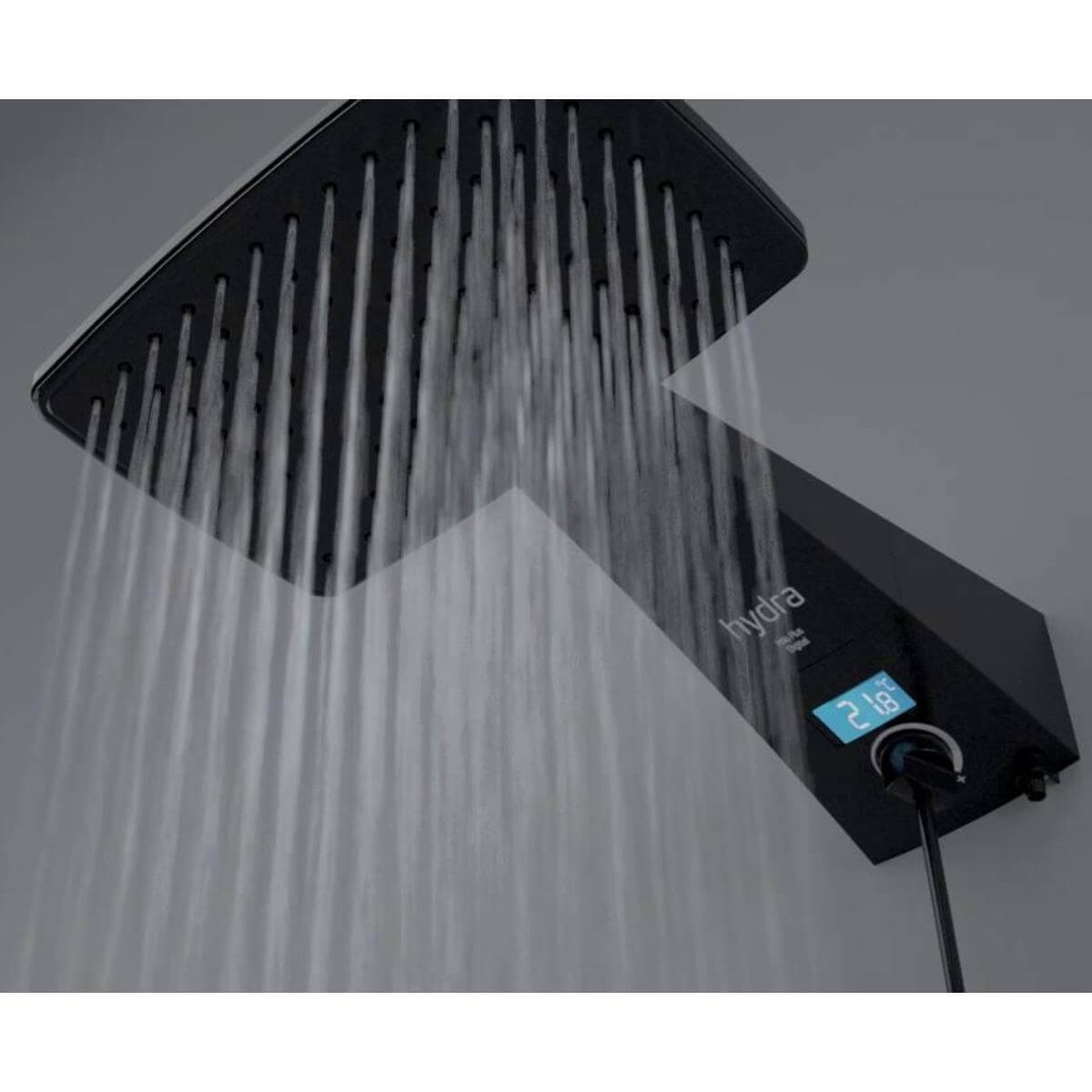 Chuveiro Hydra Polo Hybrid Digital (Preto) em Promoção