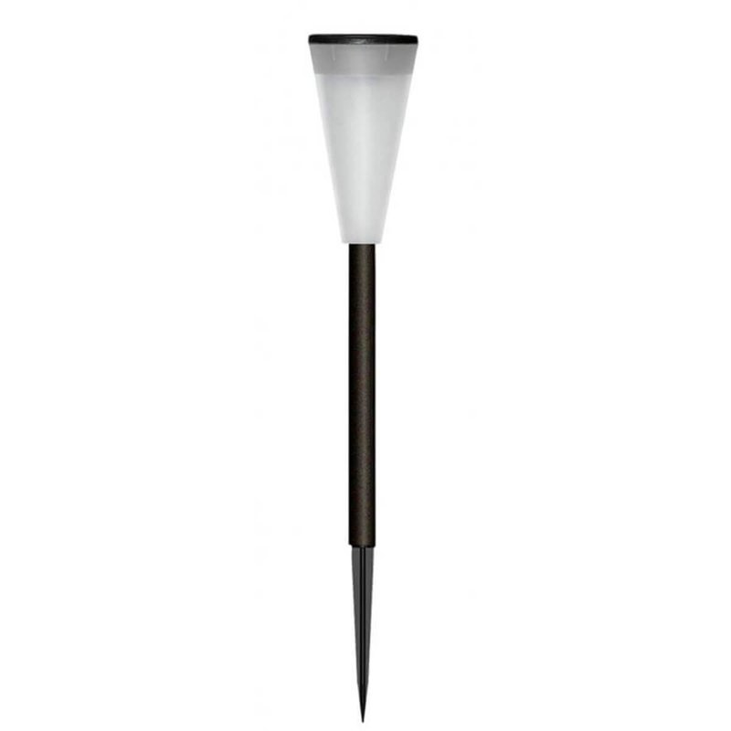 balizador solar decorativo ecoforce abs multicor