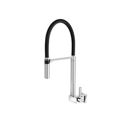 Torneira Cozinha Parede Bica Alta Docol Doc Preto/Cromado - 00742857