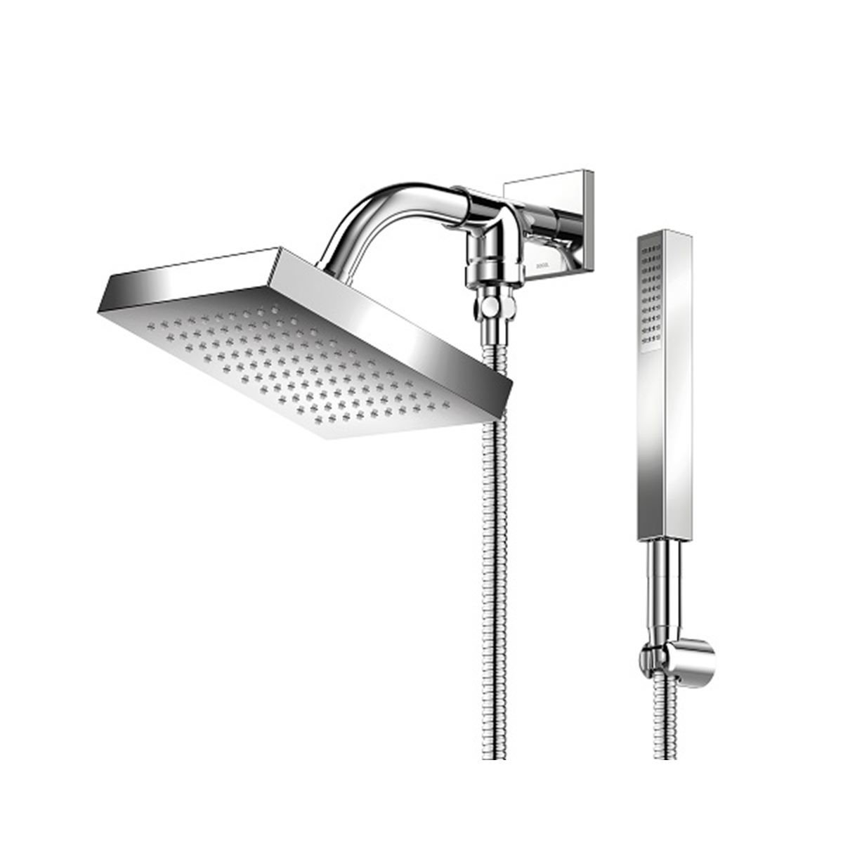 Chuveiro de Parede com Desviador Docol Heaven Q150 Cromado - 00908206