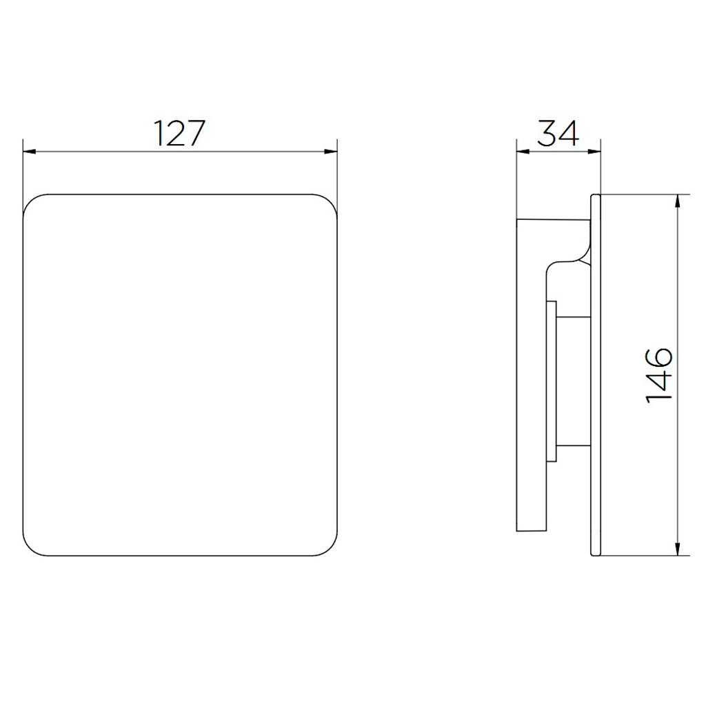 Acabamento Docol Flat instalado em ambiente