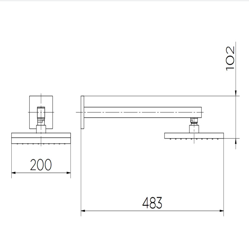 Lixeira Inox Luz Slim em uso