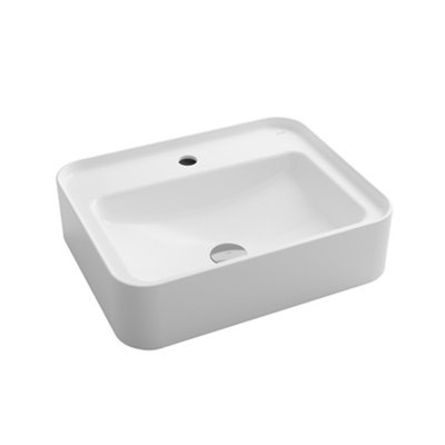 Cuba de Apoio Retangular com Mesa Docol Frame 500x400x140 mm