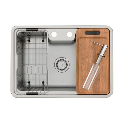 Cuba de Sobrepor e Embutir com Acessórios Docol Massima 68x48mm Cuba de Sobrepor e Embutir com Acessórios Docol Massima 68x48mm