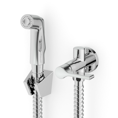 Ducha Higiênica com Registro e Derivação Celite Lix - Cromado - 2 Ducha Higiênica com Registro e Derivação Celite Lix - Cromado - 2