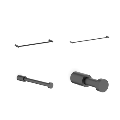 Kit de Acessórios Celite Flow 4 Peças - Black Matte - 1 Kit de Acessórios Celite Flow 4 Peças - Black Matte - 1