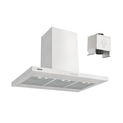 Coifa Ilha Tramontina Dritta Isla 90 Split Aço Inox 90cm 220 Coifa Ilha Tramontina Dritta Isla 90 Split Aço Inox 90cm 220