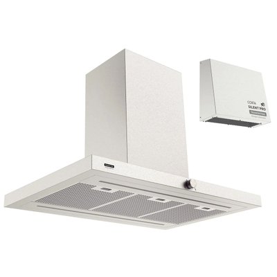 Coifa Ilha Tramontina Dritta Isla Silent Pro 90 220V Inox Coifa Ilha Tramontina Dritta Isla Silent Pro 90 220V Inox