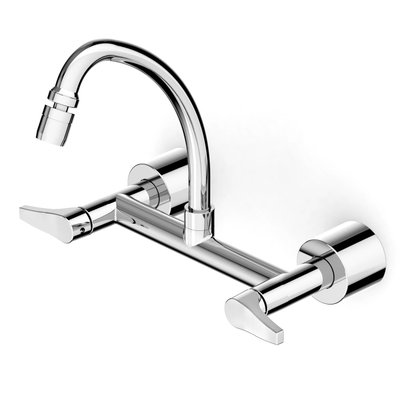 Torneira Misturador Cozinha Parede Bica Alta Celite Like