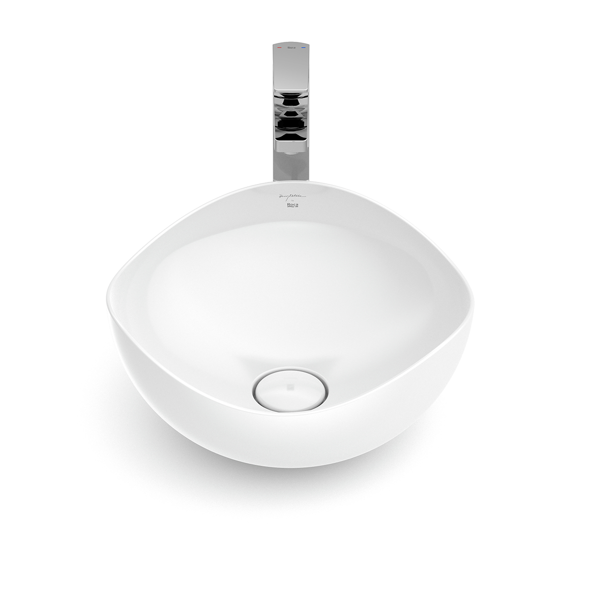 Lixeira Inox Luz Slim em uso