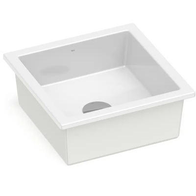 Cuba Quadrada de Sobrepor e Embutir 33X33cm Roca Optica PQ33