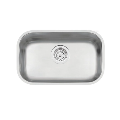 Cuba de Embutir em Aço Inox Escovado com Válvula Tramontina Lavínia 47 BL 47x30 cm Cuba de Embutir em Aço Inox Escovado com Válvula Tramontina Lavínia 47 BL 47x30 cm