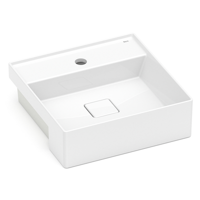 Cuba de Semiencaixe com Mesa Roca Terra 40 x 40 cm T10