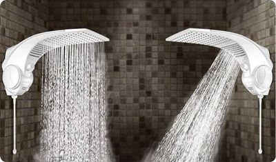 Ducha Chuveiro Lorenzetti Duo Shower Quadra Eletrônico Branco