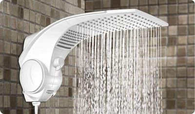 Chuveiro Lorenzetti Duo Shower Quadra Eletrônico Branco