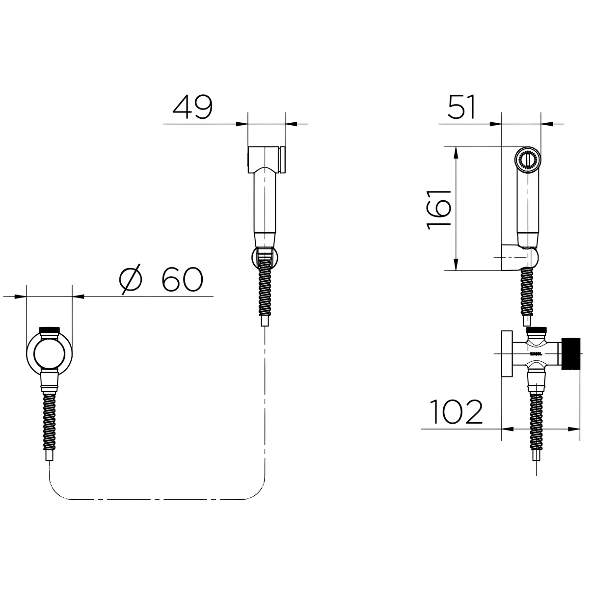 Acabamento cromado Docol Chroma