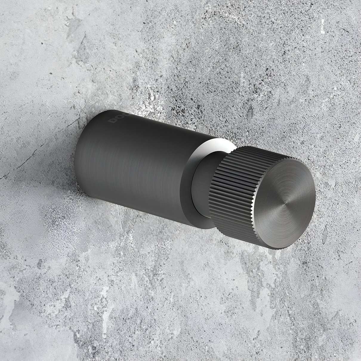 Cabide Docol Mix&Match cobre escovado com design moderno e traços arredondados