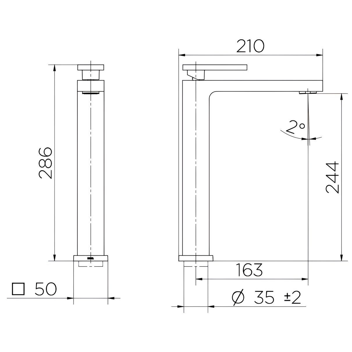 Lixeira Inox Luz Slim em uso