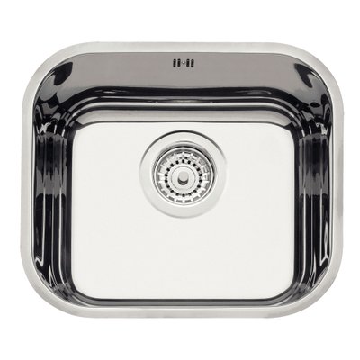 Cuba de Embutir Aço Inox Alto Brilho com Válvula Tramontina Lavínia 40 BL 40x34 cm Cuba de Embutir Aço Inox Alto Brilho com Válvula Tramontina Lavínia 40 BL 40x34 cm