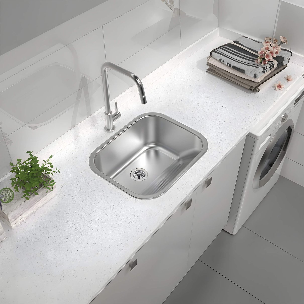 Lixeira Inox Luz Slim Tramontina 5,5 L