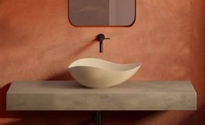 Banheiro com Tons Terrosos