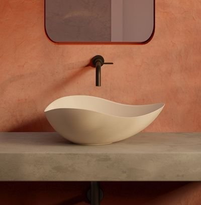 Banheiro com Tons Terrosos