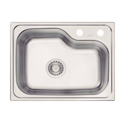 Cuba de Sobrepor em Aço Inox Escovado Tramontina Morgana Compact 48FX 55x42 cm Cuba de Sobrepor em Aço Inox Escovado Tramontina Morgana Compact 48FX 55x42 cm