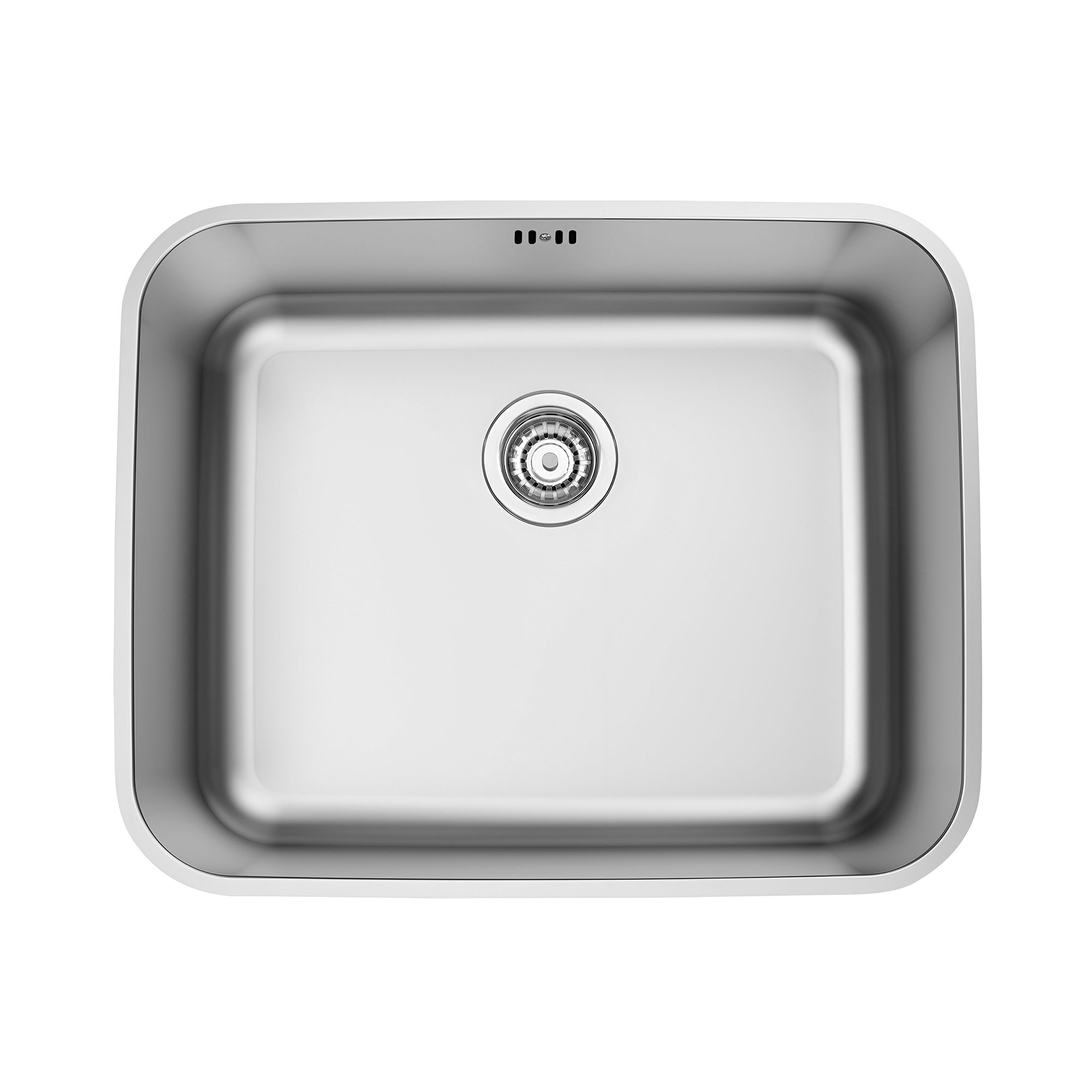 Cuba de Embutir em Aço Inox Acetinado com Válvula Tramontina