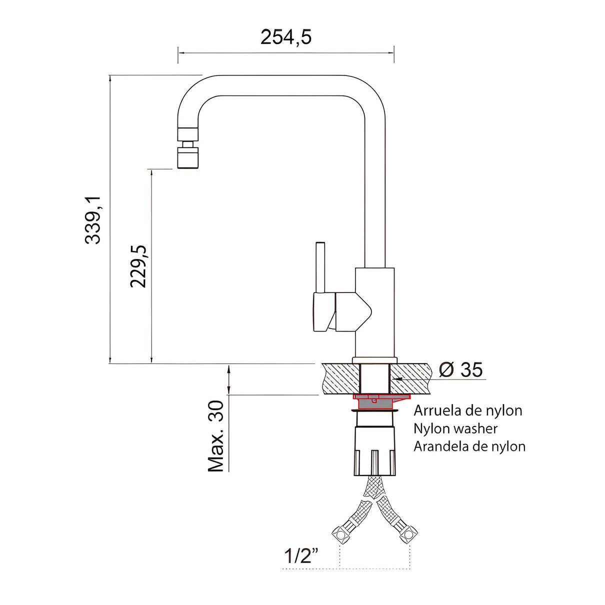 Uso do Monocomando Tramontina Angolare