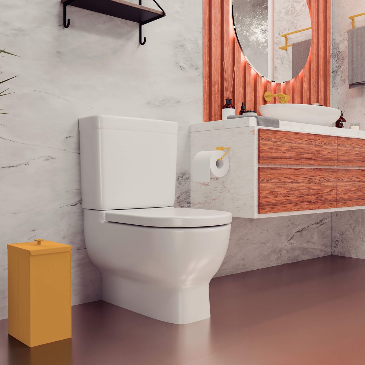 Detalhes Lixeira Inox Luz Slim Tramontina