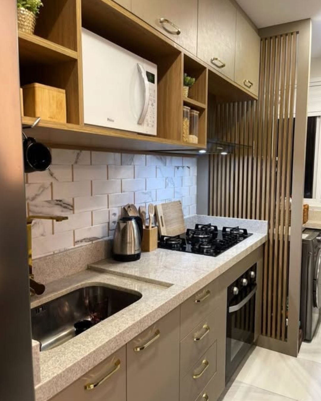 projeto de cozinha linear modelo 5