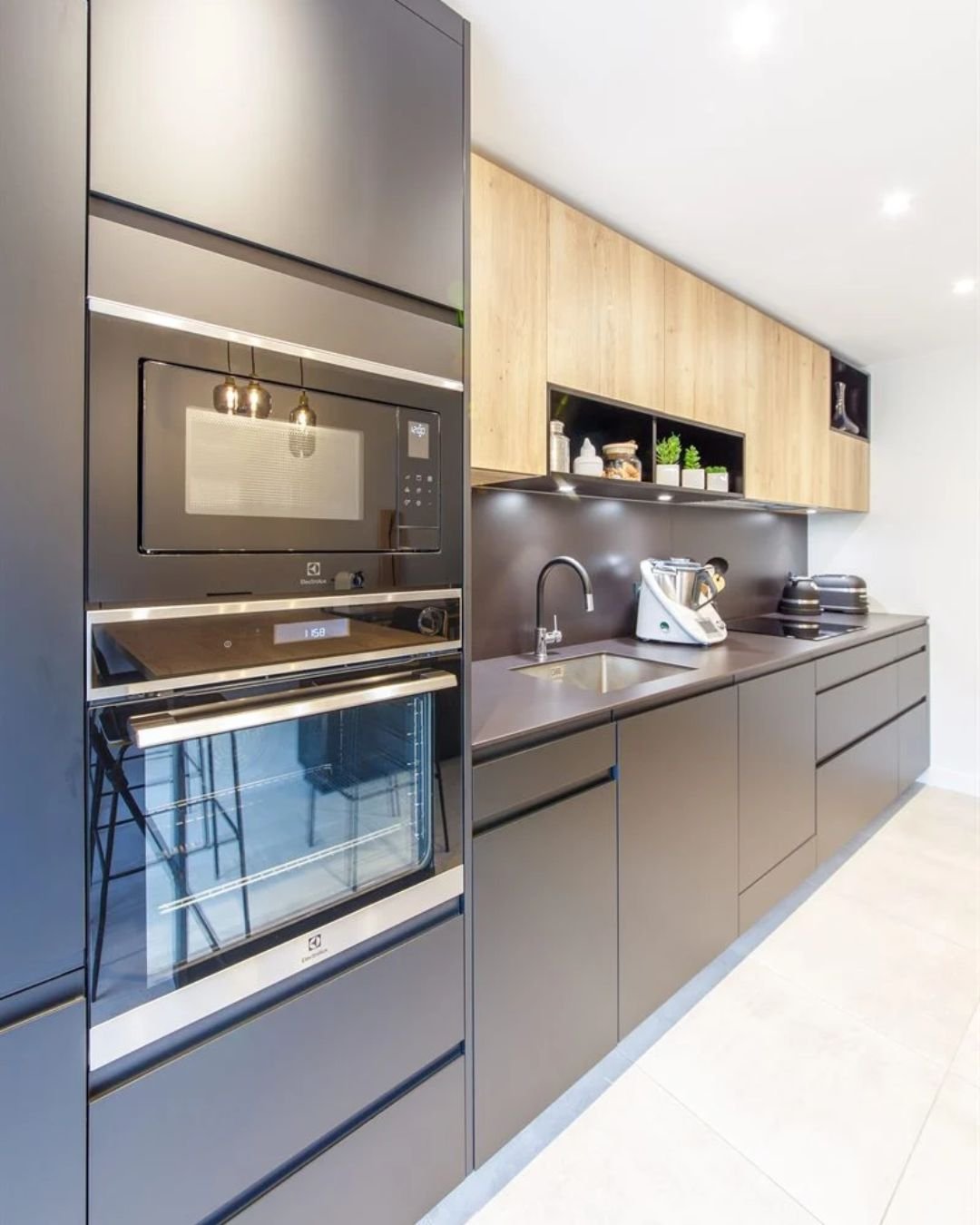projeto de cozinha linear modelo 1