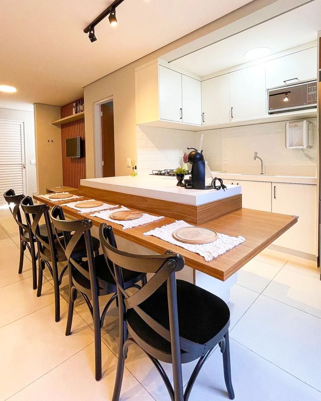 projeto de cozinha com ilha modelo 4