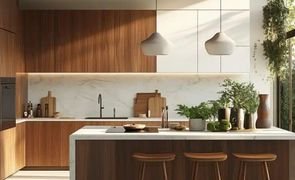 projeto de cozinha ampla modelo 6