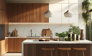 projeto de cozinha ampla modelo 6