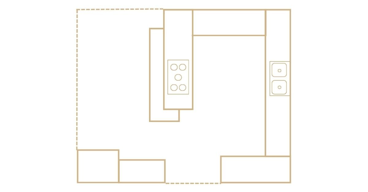 Layout Cozinha em G