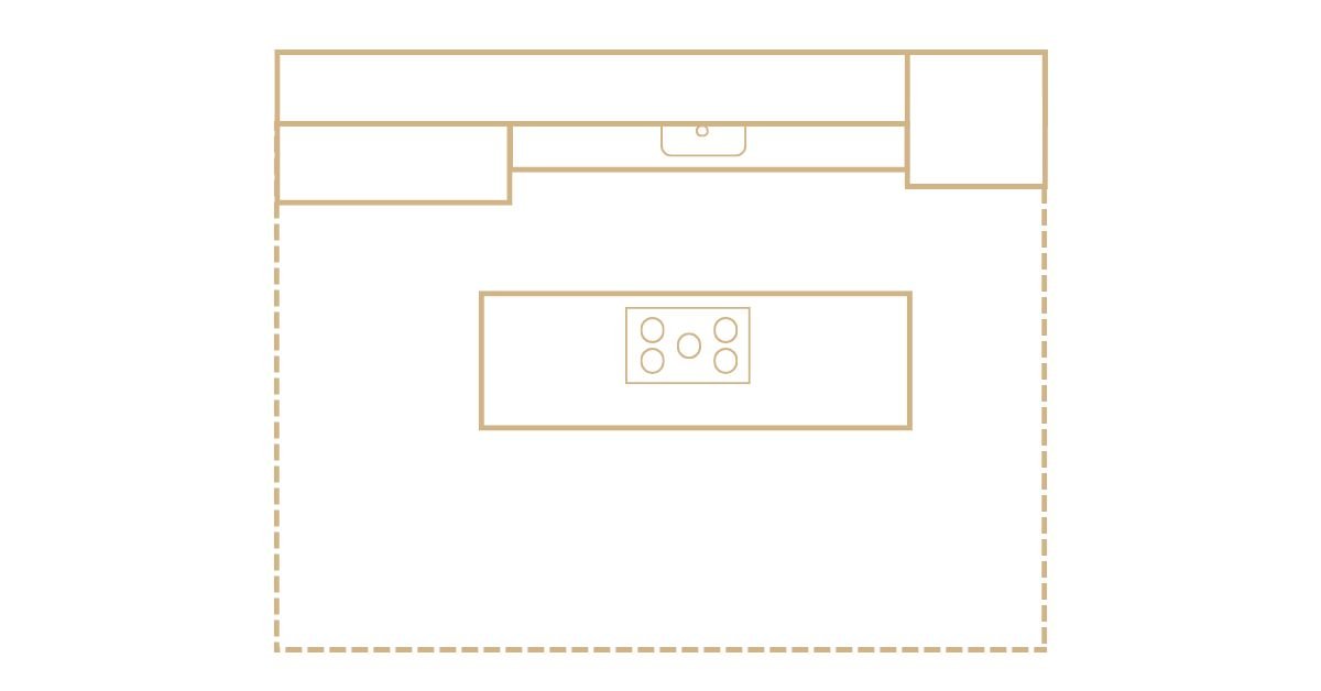 Layout Cozinha com Ilha