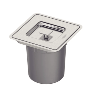 Lixeira Quadrada de Embutir