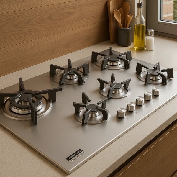 Aplicação do Cooktop Tramontina Penta Inox Flat