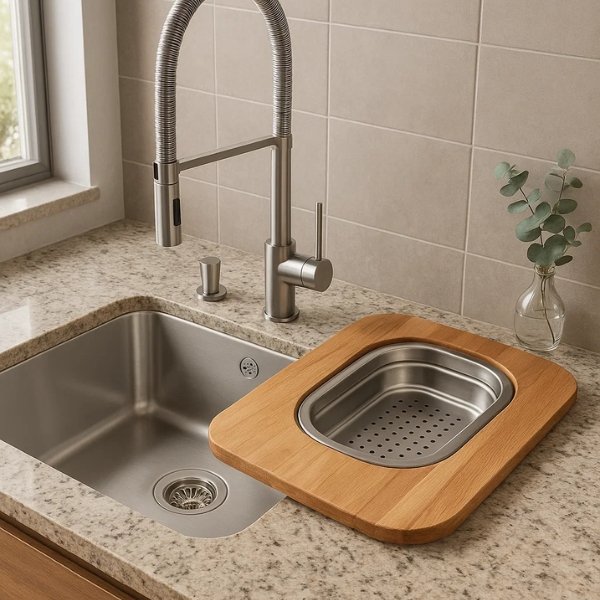 Cuba Tramontina Dora 70 BL R6 com acabamento escovado