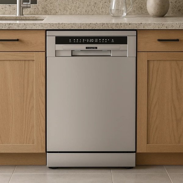 Interior da Lava-Lou&ccedil;as Tramontina SB09X 45 com cestos ajust&aacute;veis