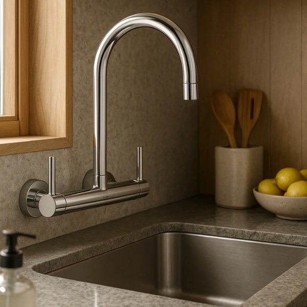 Torneira DocolSpice instalada em cozinha moderna