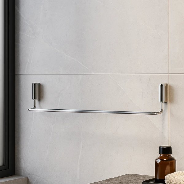 Toalheiro Bastão DocolIdea instalado em banheiro moderno