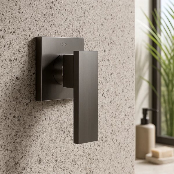 Acabamento de Registro Docol New Edge com design elegante e presen&ccedil;a marcante