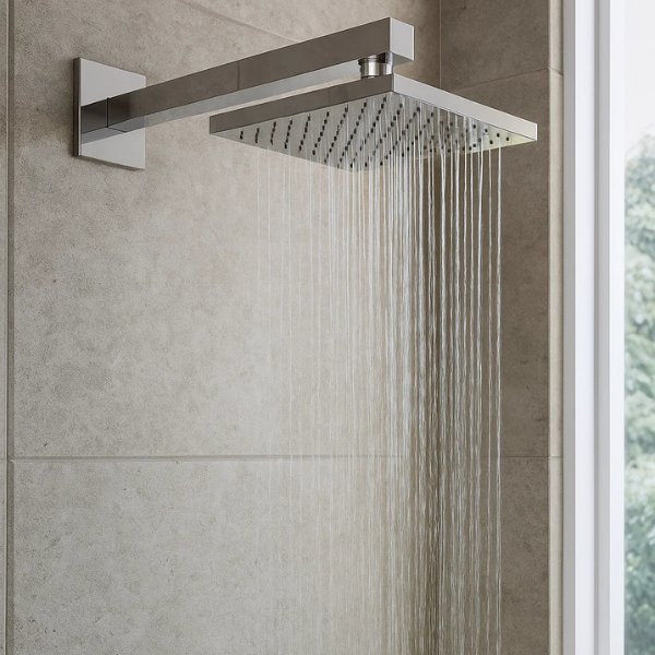 Lixeira Inox Luz Slim em uso