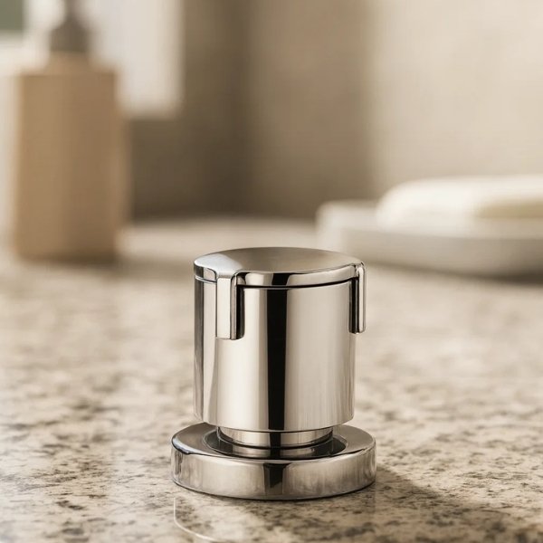 Acabamento cromado bin&iacute;quel e garantia Docol Toda Vida