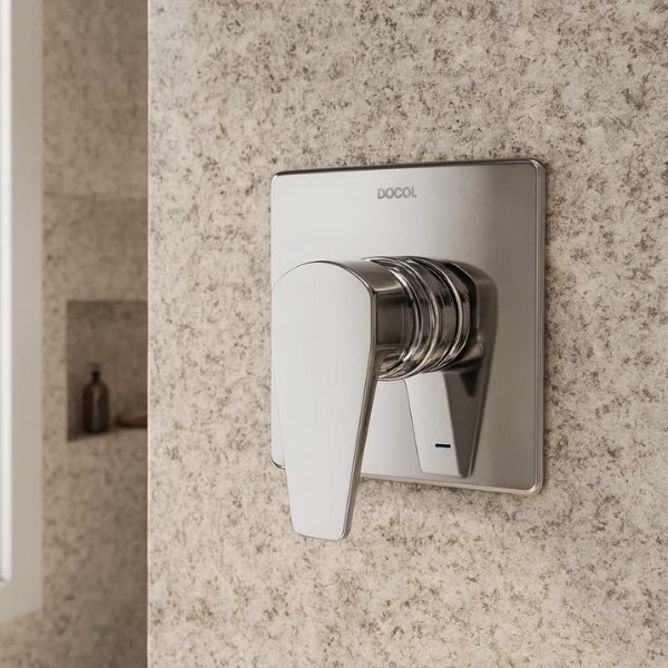 Acabamento Monocomando Chuveiro Docol Lift Cromado