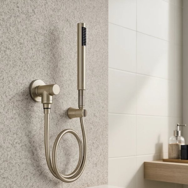 Ducha manual Docol com desviador e design moderno