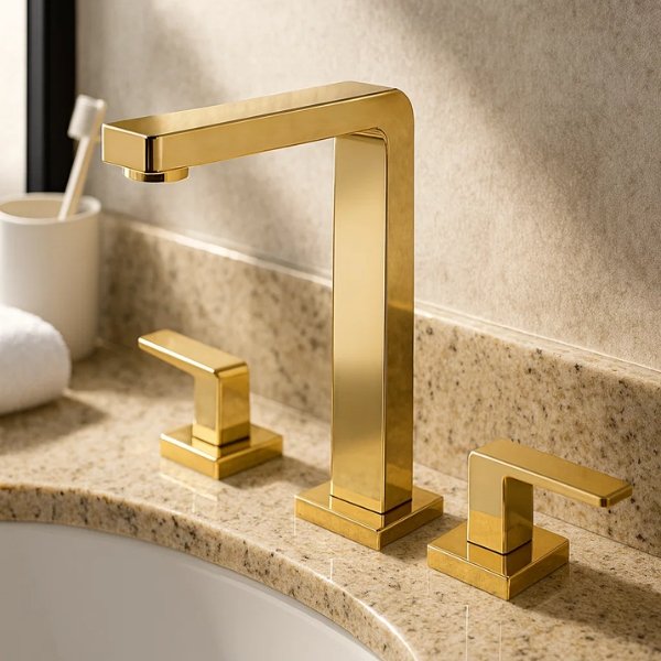 Acabamento cromado bin&iacute;quel Docol de alta durabilidade